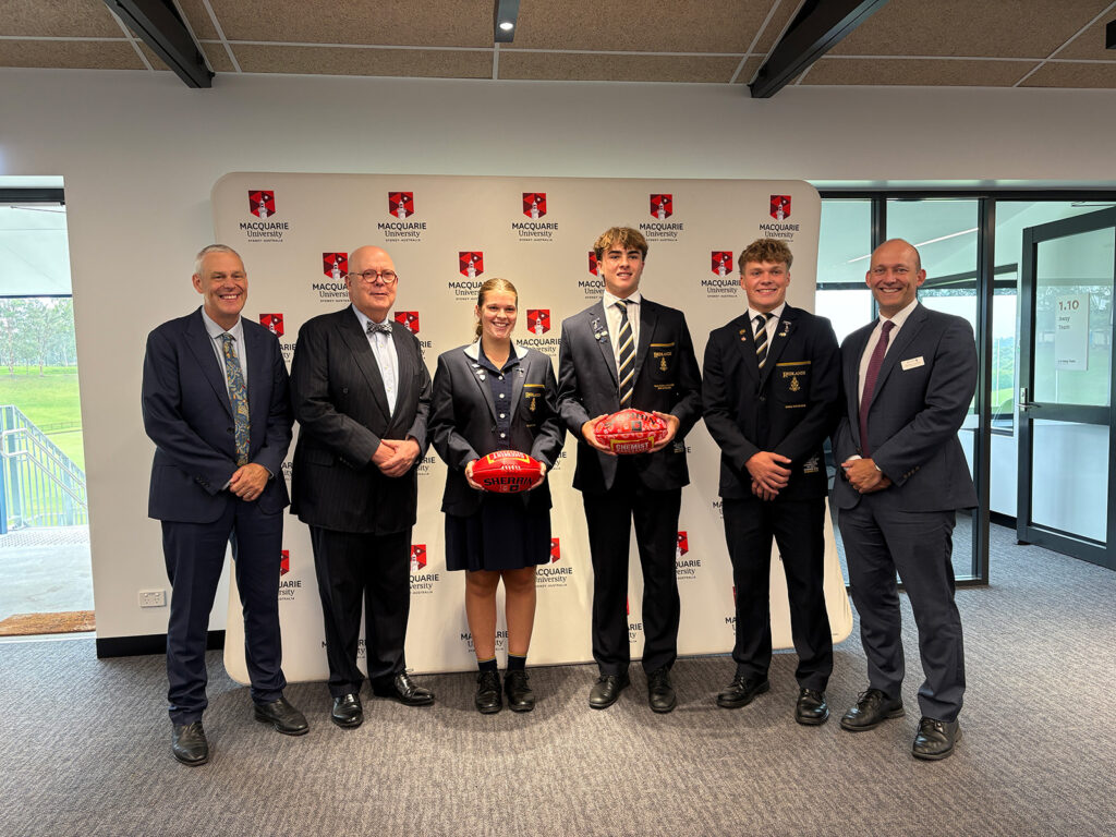 Redlands Attends Opening of Macquarie University Oval and Pavilion