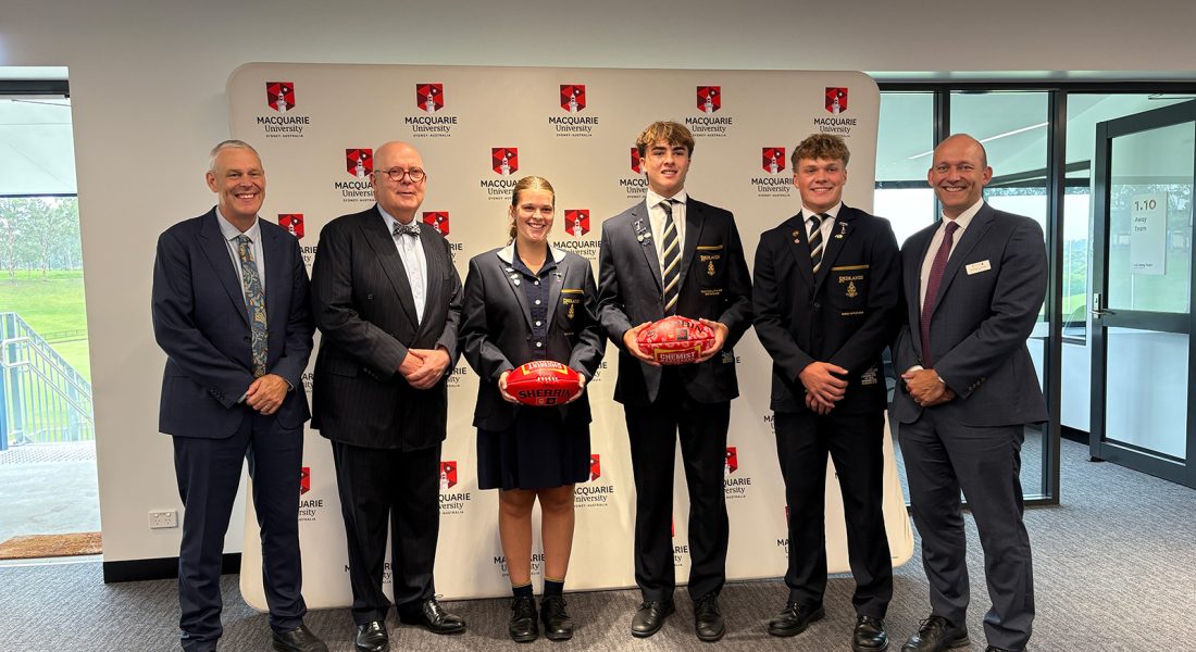 Redlands Attends Opening of Macquarie University Oval and Pavilion