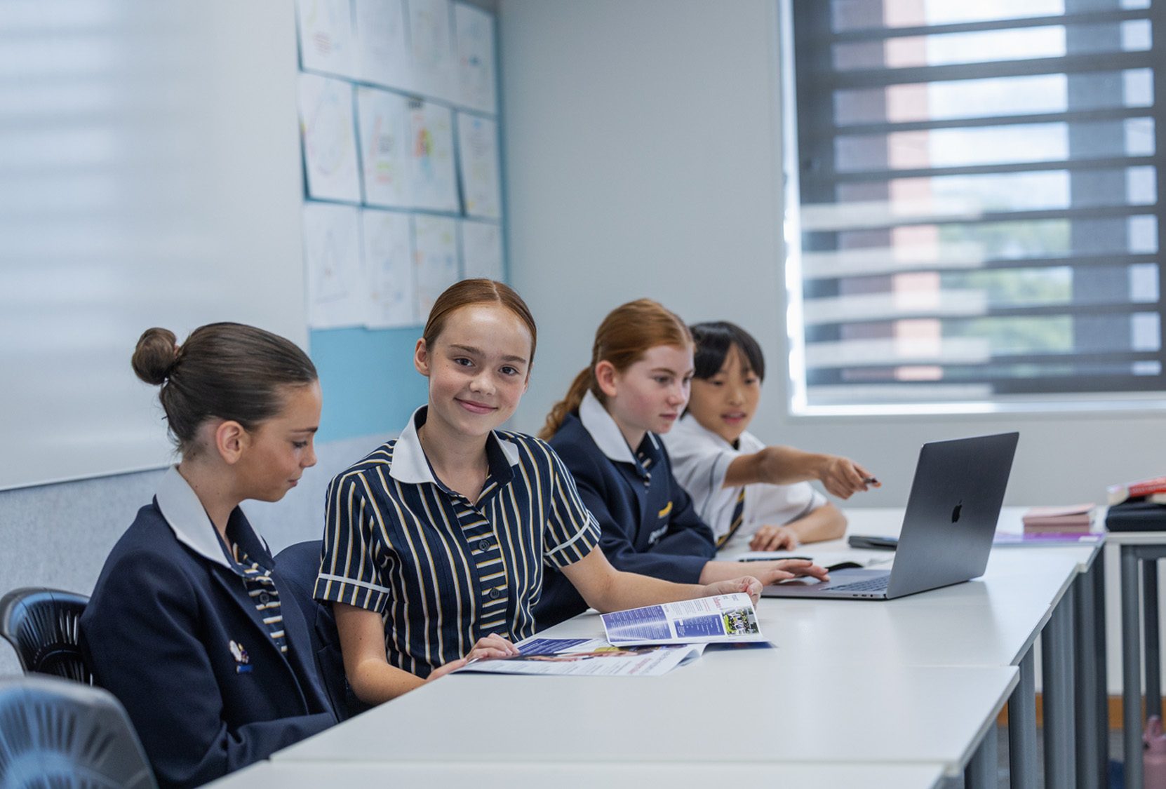 Redlands students learning in classroom