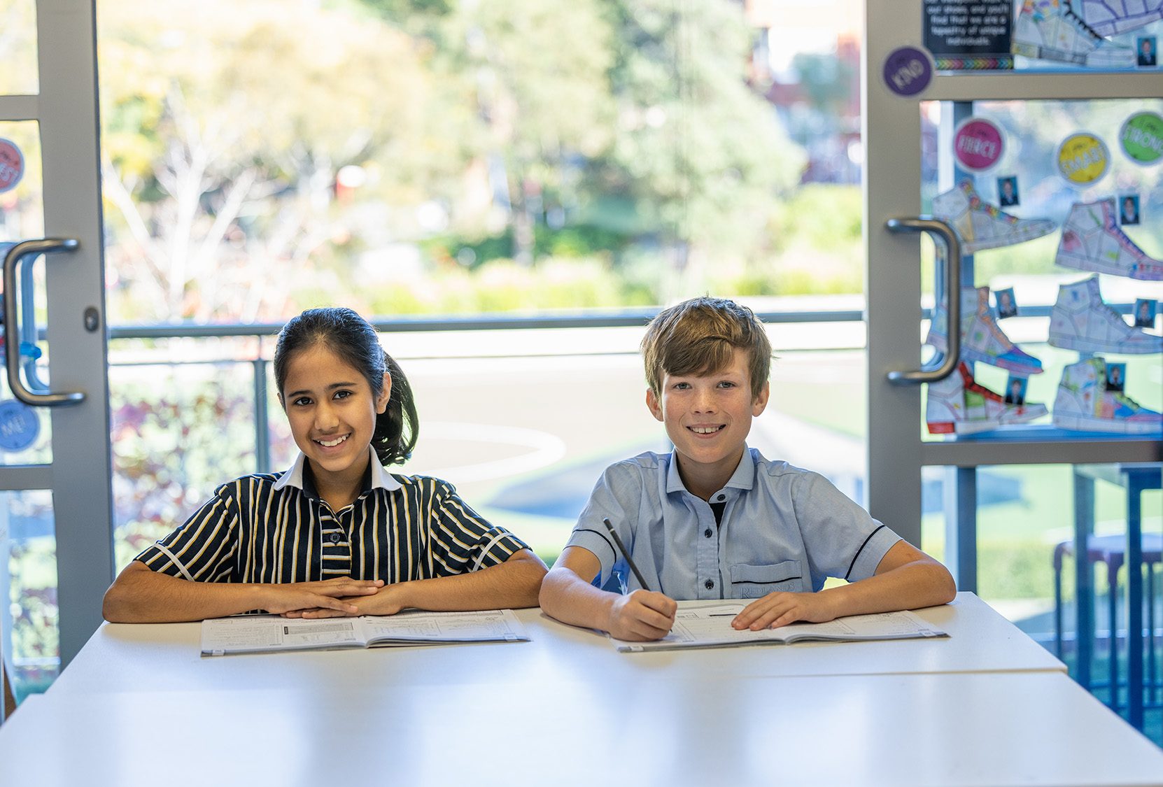 Redlands Junior School students in a classroom